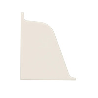 Бортик LuxeForm 118 заглушка крем левая (11509)