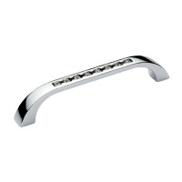 Ручка скоба Ozkardesler TASLI ROMA-96 хром/камни