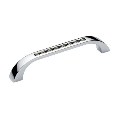 Ручка скоба Ozkardesler TASLI ROMA-96 хром/каміння