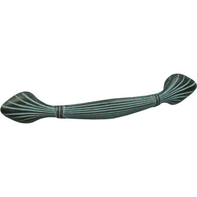 Ручка скоба Giusti РГ 36-128 черная бронза/голубая патина (WMN503.128.00C3)