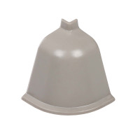 Бортик LuxeForm 118 наружный пепел угол 016 (98138)