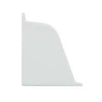 Бортик LuxeForm 118 заглушка серая левая (98102)