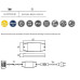 Трансформатор LED с проводом, выкл., колодкой GTV 24v,6w,0,35A (Китай)