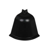 Бортик LuxeForm 118 наружный черный угол (98104)