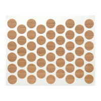 Конфирмат заглушка самоклейка WEISS орех светлый 7111