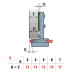 Петля Для стекла Накладная 92° с лапкой H=2 LinkenSystem