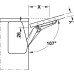 Hafele лифт FREE FLAP 1.7 107° модель B (H: 200-450мм) без заглушек