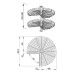 Карусель 3/4 d820 NOVA хром