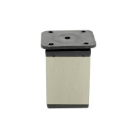 Ніжка алюмін. квадрат 40х40 H=60, inox