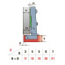 Петля Накладная 110° с лапкой H=2 Clip-On, LinkenSystem