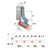 Петля Угловая 30° с лапкой H=2 LinkenSystem