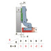 Петля Внутренняя 110° с лапкой H=2 Clip-On, LinkenSystem