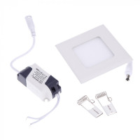 Светильник - Down Light Aluminum квадратный,  3W, 220V