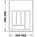 Пенал для посуду сірий 400-450 (402х498х46) Hafele