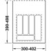 Пенал для посуду білий 400-450 (402х498х46) Hafele