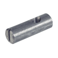 Стяжка бочонок М6, D10х14 мм, Х=8, эксцентричный, сталь, Hafele