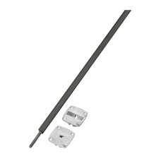 Hafele PLANOFIT Стержень+ черное защитное покрытие + крепление, макс. высота двериL=2400