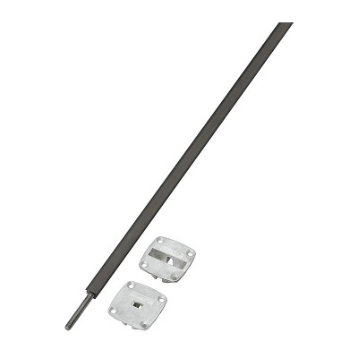 Hafele PLANOFIT Стержень+ черное защитное покрытие + крепление, макс. высота двериL=2400