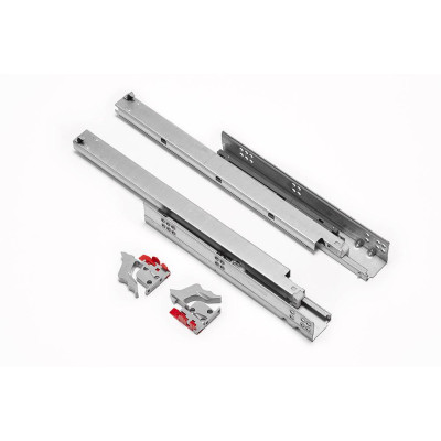 Hafele WOODPRO PUSH направляющие L=400мм, полного выдвиж.