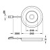 Светильник LED 2027 кругл., 12V / 2,6W алюм., хол. белый свет, Hafele