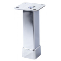 Опора DG Eroglu Duz Kare - 25*25 мм - h=10 см Хром