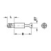 MINIFIX Болт стяжки S100 d = 5мм, L = 8, B = 24мм Hafele