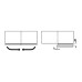 Hafele FINETTA FLATFRONT M 35FB для 2-х дверей шириной 1600 мм