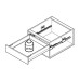 Hafele Matrix Напрямна L = 550мм, 30кг (NEW)