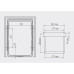 Відро-контейнер FORZA FRONT L = 400, потрійне 1x16L + 2x8L, GTV