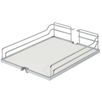 Hafele Arena Classic Корзина навесная, 250х462х106мм, хром/белый