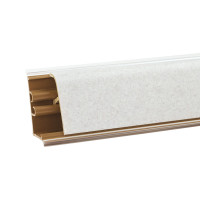 Бортик Korner LB37 Бриллиант Белый 460 (акс.M-460, 210) L-4200 мм