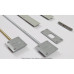 Выравниватель двери M18 CG-05, L-1910 мм с пластиковыми креплениями, Albatur