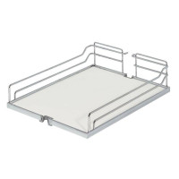 Hafele Стелаж Dispensa 150 - Кошик ARENA CLASSIC c anti-slip, сталь, хром. / Біла.,