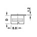 Стяжка - RAFIX Болт S20, d=6мм L=7,5мм, Hafele