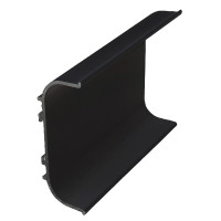 Профиль С для фасадов без ручек, ЧЕРНЫЙ, L=5,95м, Cortizo