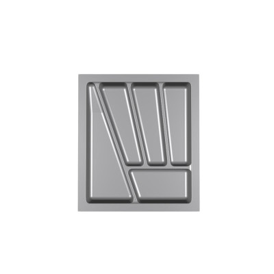 Пенал для посуды 400 серый Verso (330х430х45)