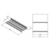 VIBO Сушка для посуды L=50 одноуровневая (SGV50VCP) 500x245