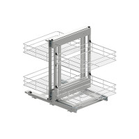 Магический угол Maxima Classic Corner comfort лев.1200, хром (520x510x950)