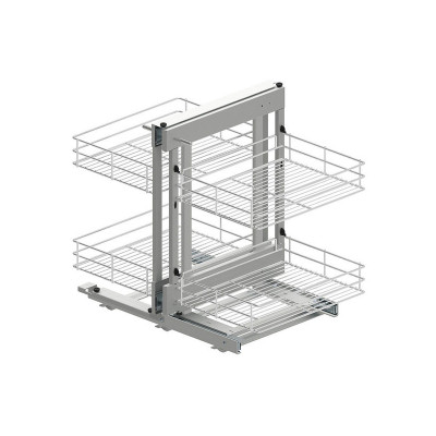Магический угол Maxima Classic Corner comfort лев.800, хром (370x540x664)