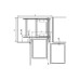 Магический угол Maxima Evo II Corner comfort пр.800, хром+бел (410х540x664)