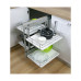 Магический угол Maxima Evo II Corner comfort пр.800, хром+бел (410х540x664)