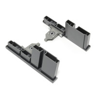 Крепления внутреннего фасада графит (H=124) для ERGO BOX H=88 Linken System 