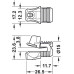 Стяжка задней стенки IXCONNECT RPC S 15/25, Hafele