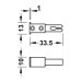Hafele FINGER FIX 12 IF Стопор, пластик, белый