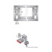 Направляющая полного выдвижения 45мм шариковая (NEW) с доводчиком L=600 Linken System