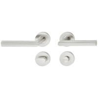 К-т ручек LDH 2171 WC 8 нерж. сталь матовая, Hafele