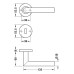 К-т ручек LDH 2171 WC 8 нерж. сталь матовая, Hafele