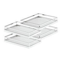 Hafele MagicCor Набір полиць 2 + 2 ARENA STYLE з ANTI SLIP хром. /станд.білій