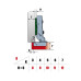 Петля LinkenSystem E.Motion PLUS A Soft Close (св. ход) 1/2 (clip-on, эксц)