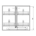 Магічний кут Maxima Classic Corner comfort пр.1200, хром (520x510x950)